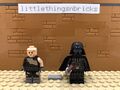 LEGO Star Wars Darth Vader (sw0834) und Anakin Skywalker (sw0829) aus 75183