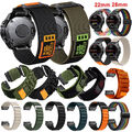 Für Garmin Fenix 5 5X Plus 7 7X 6 6X Epix Pro 3HR 955 965 Quickfit Nylon Armband