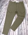 NEU Esprit Herren Cargo Hose Relaxed Atmungsaktiv Freizeit Khaki Gr.W30/L32 (71)