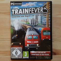 PC Spiel Train Fever in OVP mit Anleitung und Karte (2 CDs, sehr gut)