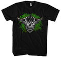 Highland Cattle T-Shirt | Landwirt Bauer Kuh Rind Cow Traktor Trecker Farmer M1