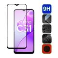 Panzerfolie aus Echtglas Display Schutzglas Hartglas 9H Protector für Realme C31