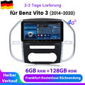 10.33” Carplay Android12 Autoradio Für Benz Vito W447 GPS Nav BT WIFI SWC 6+128G