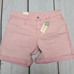 Tom Tailor Hose Shorts Bermuda Jeansberuda Damen rosa Ton Gr. 30 bis 34 (4 563)