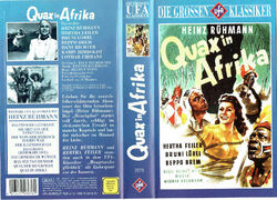 (VHS) Quax in Afrika - Heinz Rühmann, Karin Himboldt, Hertha Feiler, Beppo Brem