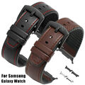 Armband Für Samsung Galaxy Watch Ultra 47mm Silikon Leder Ersatzarmband Strap