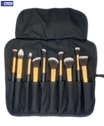 Make-up-Pinselset mit Tasche 10 Stk- B-Ware - Premium Kosmetikpinsel