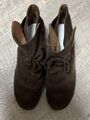 Högl Stiefelette Damen Ankle Boots Gr. EU 40 UK 7 braun Wildleder Sacchetto