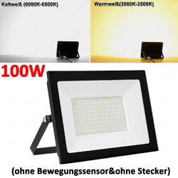 LED Fluter Außen Strahler 10W 20W 30W 50W 100W 200W 300W 500W Scheinwerfer Lampe