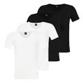 2er 4er Pack BOSS Modern T-Shirts kurzarm Shirts Cotton Stretch Slim Fit V-Neck