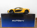 1:12 McLaren P1 2013, Vulcan yellow gelb, von Auto Art