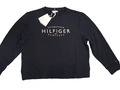 TOMMY HILFIGER Damen Sweatshirt Rlx New Brand dunkelblau Baumwolle Gr. 3XL NEU