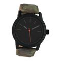 Oozoo Damen Armbanduhr Timepieces Analog Leder grün camouflage UOC10307