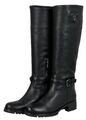 PRADA WINTER REITER STIEFEL 1W119L SCHWARZ LEDER NEU