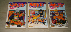 Naruto Band 1, 2 & 3 Manga Comic Masashi Kishimoto