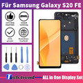 Für Samsung Galaxy S20 FE 5G Display LCD Touchscreen Bildschirm Schwarz+Rahmen