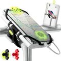 Fahrrad Handyhalterung 2in1 für Smartphone (4-6,5") und Powerbank Bike Tie used