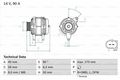 BOSCH 0 986 041 310 Alternator for SEAT,SKODA,VW