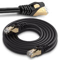 CAT7 CAT6A CAT6 CAT5 Netzwerkkabel 5m Netzwerk Ethernet RJ45 Patchkabel LAN DSL