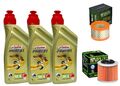 KIT/TAGLIANDO CASTROL POWER 1 10W40 FILTRO OLIO ARIA HIFLOFILTRO HF151/HFA6102