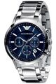 ARMANI HERREN CHRONO UHR AR2448 BLAUES ZIFFERBLATT - ZERTIFIKAT - GARANTIE - ...