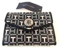 TOMMY HILFIGER - Portemonnaie Portmonee Brieftasche Geldbörse Wallet schwarz USA