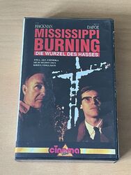 Mississippi Burning - Gene Hackman / Cinema Video / VHS Kassette / Rar