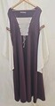 Buffy Creation, Kleid, Mittelalter Gewand, Damen, Gr. 40, Dunkelrot mit Trompete