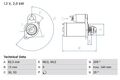 BOSCH 0 986 021 610 Starter Anlasser 2kW für AUDI A6 Avant (4F5, C6) 12V