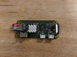 raspberry pi zero w 1.1  32 GB Kühlkörper