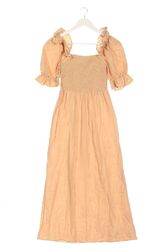 NEW LOOK Sommerkleid Damen Gr. DE 34 nude Casual-Look