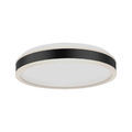 1 pz 38W LED Designer Light Round Black Finish 4000K Dimmable