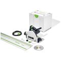 Festool Tauchsäge TS 55 FEBQ-Plus-FS, incl. Kreissägeblatt, Führungsschiene,