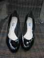 Damen  Pumps High Heels, Plateau Gr. 4-36,5, Schwarz, Lackleder, "Clarks"