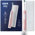 ORAL-B Pro Serie 1 Elektrische Zahnbürste Rosa 3 Modi + Etui