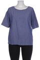 Peter Hahn Bluse Damen Oberteil Hemd Hemdbluse Gr. EU 46 Baumwolle Blau #01qpzqs