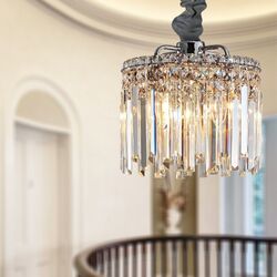 LED LUXUS Kristall Wohnzimmer Decken Leuchte Lüster Kronleuchter Deckenlampe