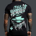 Vendetta Inc..Männer Shirt Only Kiss schwarz 1292 Rundhals Kurzarm Coole Print