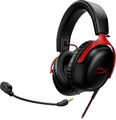 HyperX Cloud III Ohrumschließender Gaming-Kopfhörer (Kundenretoure) Schwarz/Rot