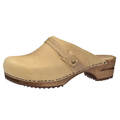 Sanita Wood-Ursana Open Clog Nature Gr.38 -