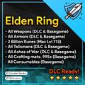 Elden Ring PS5 PS4 DLC Shadow of the erdtree All Items 2Bil Runes Max Lvl 713 ⚡