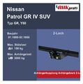 AHK Autohak für Nissan Patrol GR IV SUV GR, Y60 BJ 01.86-02.98 NEU Eintragungsfr