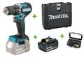 Makita DDF487Z Akku-Bohrschrauber 18V DDF487 + 1x Akku 3Ah + Bitset im Koffer