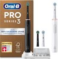 Oral-B Pro Series 3 Plus Edition Doppelpack Schwarz+Weiß Inkl. 4 Aufsteckbürsten