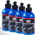 4x 250 ml LIQUI MOLY 1552 KUNSTSTOFFPFLEGEMITTEL SCHWARZ WIE NEU KUNSTOFF PFLEGE