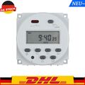 Digitale Zeitschaltuhren DC/AC 12V 16A-LCD Display Programmierbar-Timer Schalter