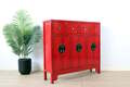 chinesische Kommode Sideboard rot #M-SID-A36R