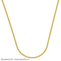 Edle Goldkette Panzerkette flach Halskette Collier 333 Gold Echtgold massiv 8 kt