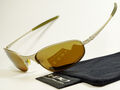 Oakley A Wire Platinum Gold Polarized Sonnenbrille Splinter Square Whisker Why 3