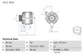 BOSCH Lichtmaschine Generator Lima 0 986 049 690 +130.90€ Pfand für PEUGEOT 1007